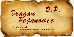 Dragan Pejanović vizit kartica